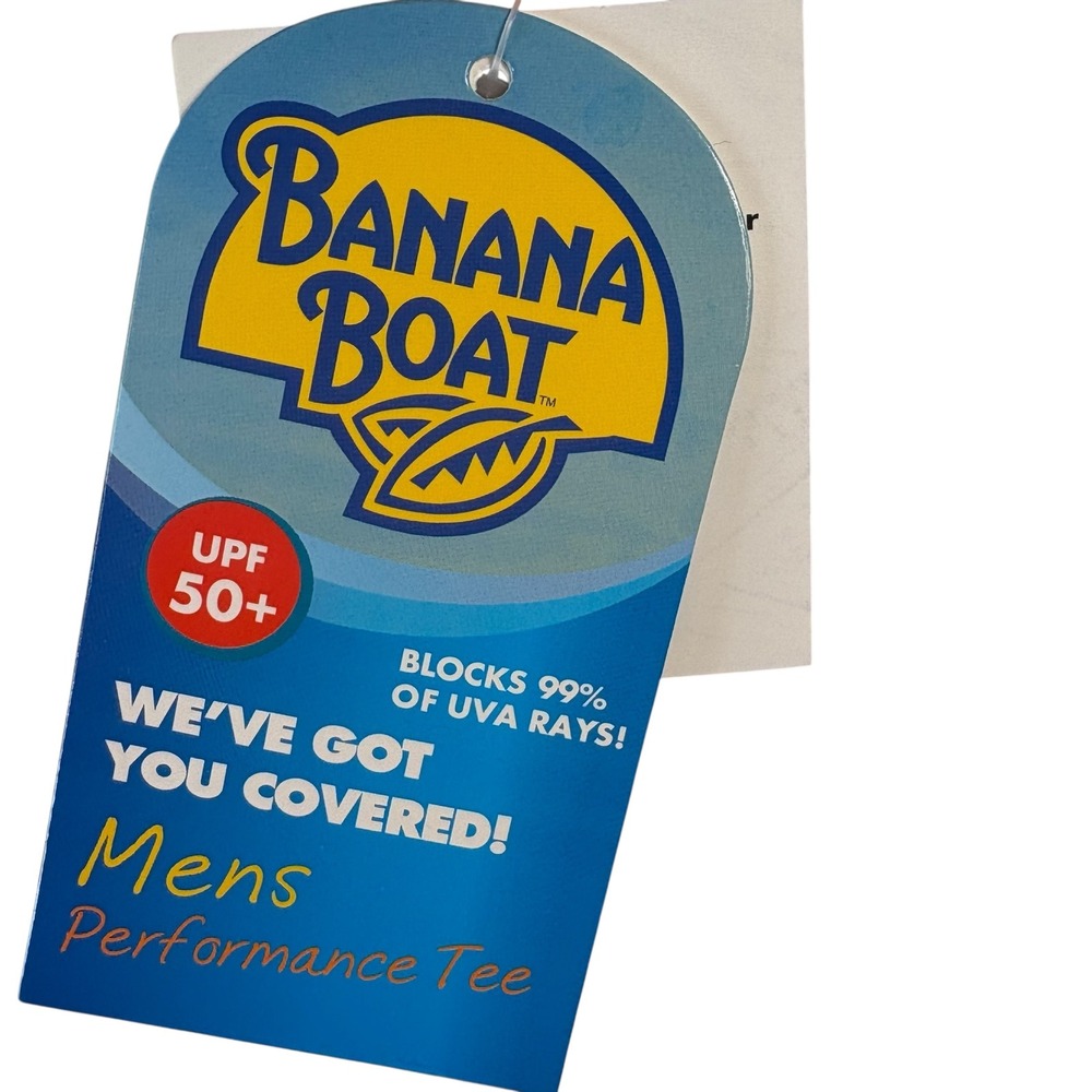 Men's Performance Banana Boat UPF‎ 50+ Williamsburg, Va Short Sleeve Tee 2X - Picture 7 of 12